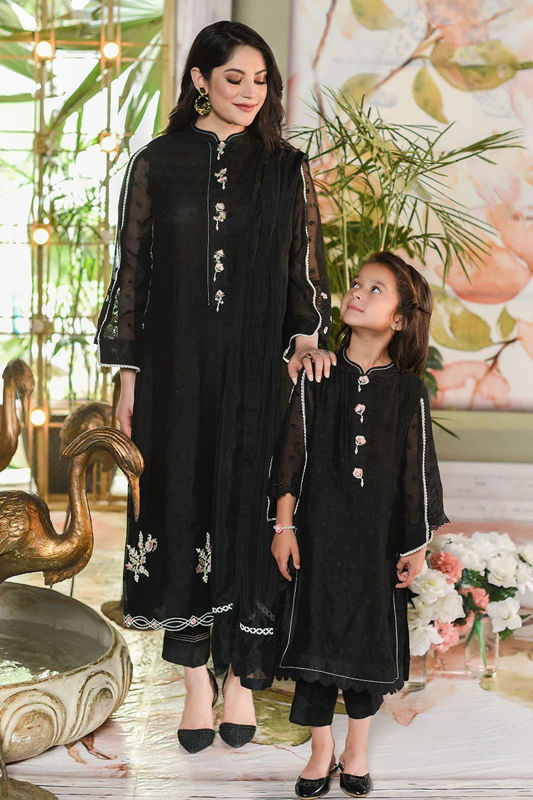 Picture of Parishay - Black - Shirt And Dupatta
