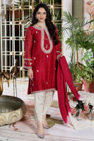 Picture of Sania - Cherry - Shirt And Dupatta