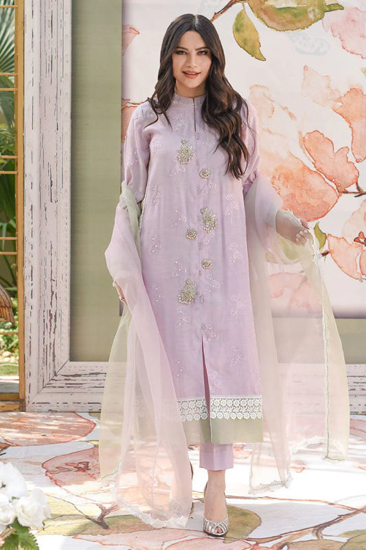 Picture of Nimra - Lilac - Shirt And Dupatta