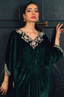 Picture of Daniya - Emerald Jewel Toned Kaftan