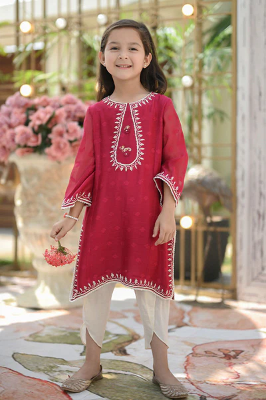 Picture of Salina - Cherry - Shirt, Pants/Shalwar