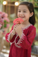 Picture of Salina - Cherry - Shirt, Pants/Shalwar